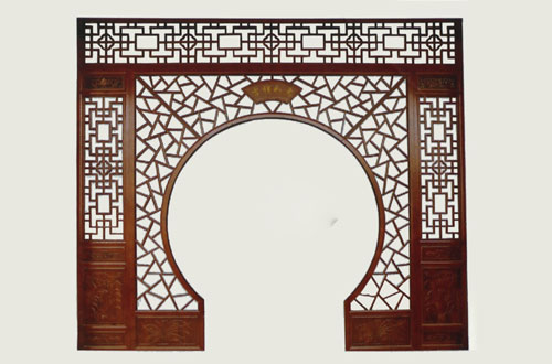 吐鲁番明清落地罩圆形拱月亮门定制